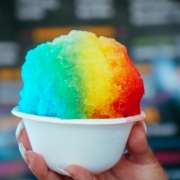 Rainbow · Strawberry, banana & blue vanilla